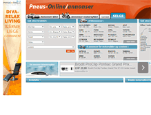 Tablet Screenshot of annonser.pneus-online.com