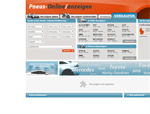 Tablet Screenshot of anzeigen.pneus-online.lu