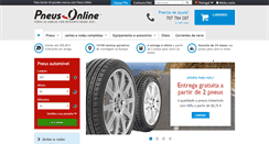 Desktop Screenshot of pneus-online.pt