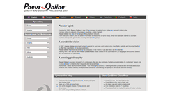 Desktop Screenshot of pneus-online.com