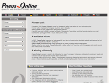 Tablet Screenshot of pneus-online.com